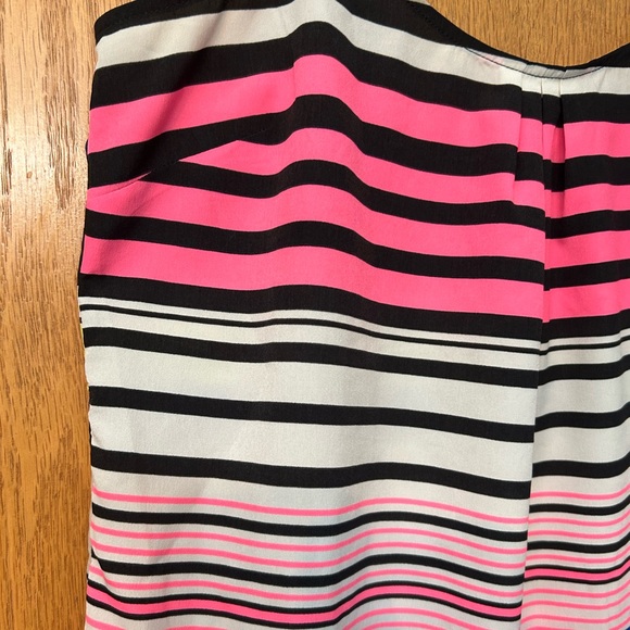 Jessica Simpson tank top multicolor stripes flowy size Small striped pink white - Picture 10 of 16